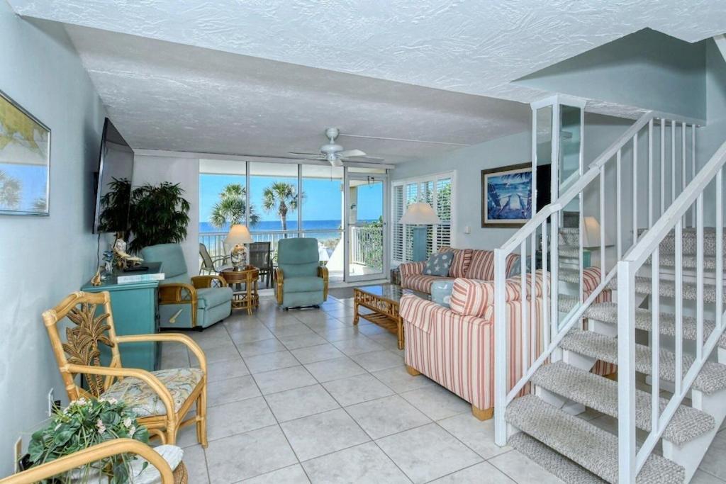 Laplaya 201C Breathtaking Gulf Panorama From This Corner End Unit With A Private Stairway To The Beach Longboat Key Eksteriør bilde